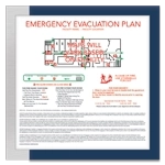 Two Tone Evacuation Map